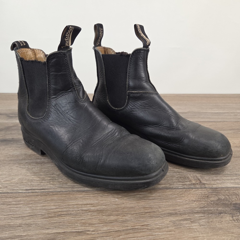 Blundstone Chelsea Boots Black Unisex Size 7.5 AU/UK - US Men 8.5 Women 10.5
